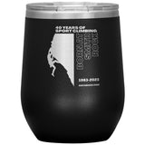 40 Years of Sport Climbing Born Here 12 oz Insulated Tumbler