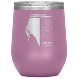 40 Years of Sport Climbing Born Here 12 oz Insulated Tumbler