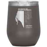 40 Years of Sport Climbing Born Here 12 oz Insulated Tumbler