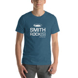 Heather Deep Teal Smith Rock(s) Men's T-Shirt
