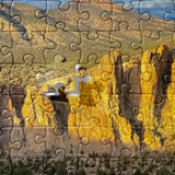 Late Afternoon Monument Area Glow Viewed from Misery Ridge 520 Piece Puzzle