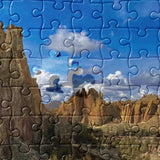 Campground View of the Smith Rock Crooked River Canyon 252 Piece Puzzle