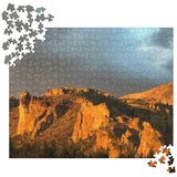 MONKEY FACE LIGHTS UP AS A SPRING STORM PASSES 520 PIECE PUZZLE