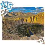 Late Afternoon Monument Area Glow Viewed from Misery Ridge 520 Piece Puzzle