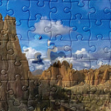 Campground View of the Smith Rock Crooked River Canyon 520 Piece Puzzle