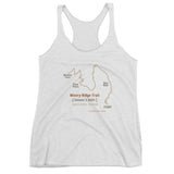 Heather White Misery Ridge Trail Backbone Women's Tank Top