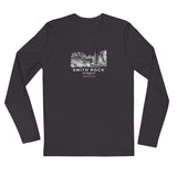 Smith Rock Canyon Graphic Novel Unisex Long Sleeve Fitted Crew (no cuffs) heavy metal