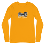 Smith Rock Canyon Graphic Novel Unisex Long Sleeve T-Shirt