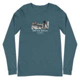 Smith Rock Canyon Graphic Novel Unisex Long Sleeve T-Shirt