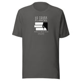 40 Years of Sport Climbing 3 White Bars Unisex T-Shirt