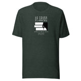 40 Years of Sport Climbing 3 White Bars Unisex T-Shirt