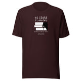 40 Years of Sport Climbing 3 White Bars Unisex T-Shirt