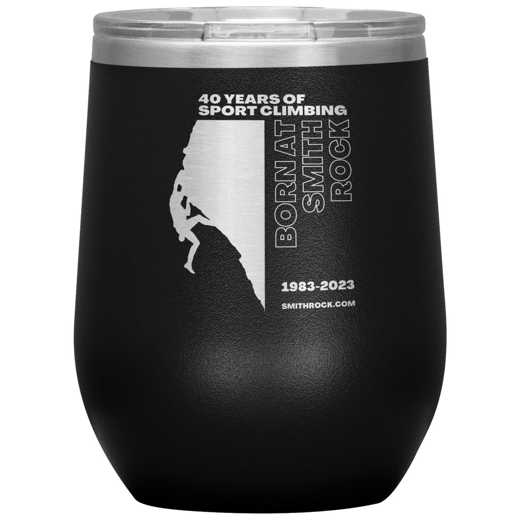 40 Years of Sport Climbing Born Here 12 oz Insulated Tumbler – Smith Rock  Shop