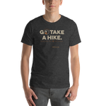 Dark Grey Heather Go Take a Hike (On Misery Ridge) Men's T-shirt