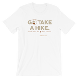 White Go Take a Hike (On Misery Ridge) Men's T-shirt