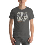 Asphalt Misery Ridge Loves Company Men's T-Shirt on Model