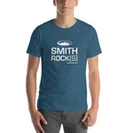 Heather Deep Teal Smith Rock(s) Men's T-Shirt
