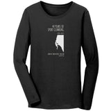 Women's 40 Years of Sport Climbing Born at Smith Rock (White Version) Long-Sleeve T-Shirt