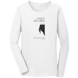 Women's 40 Years of Sport Climbing Born at Smith Rock (Black Version) Long Sleeve T-Shirt