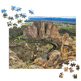 Misery Ridge View of the Smith Rock Group 252 Piece Puzzle