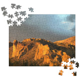 MONKEY FACE LIGHTS UP AS A SPRING STORM PASSES 252 PIECE PUZZLE