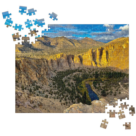 Late Afternoon Monument Area Glow Viewed from Misery Ridge 252 Piece Puzzle