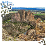 MISERY RIDGE VIEW OF THE SMITH ROCK GROUP 520 PIECE PUZZLE