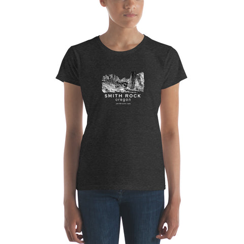 Smith Rock Canyon Graphic Novel Women's T-shirt