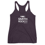 Vintage Purple Smith Rock(s) Women's Racerback Tank Top