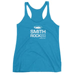 Vintage Turquoise Smith Rock(s) Women's Racerback Tank Top
