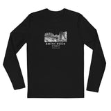 Smith Rock Canyon Graphic Novel Unisex Long Sleeve Fitted Crew (no cuffs) black
